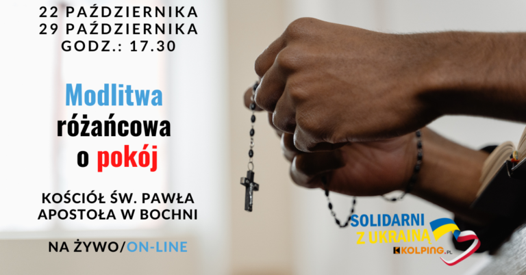 Modlitwa różańcowa o&nbsp;pokój na&nbsp;Ukrainie